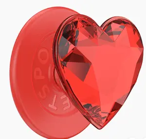 popsockets Crystal Heart Rosso MagSafe PopGrip