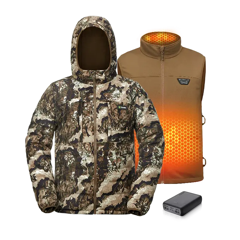 TideWe Arctic Pro Heated Jacket – 5-Zone, 15000mAh, 3-in-1 System #Tiktok Black Friday Deal TideWe Arctic Pro Heated Jacket – 5-Zone, 15000mAh, 3-in-1 System #Tiktok Black Friday Deal