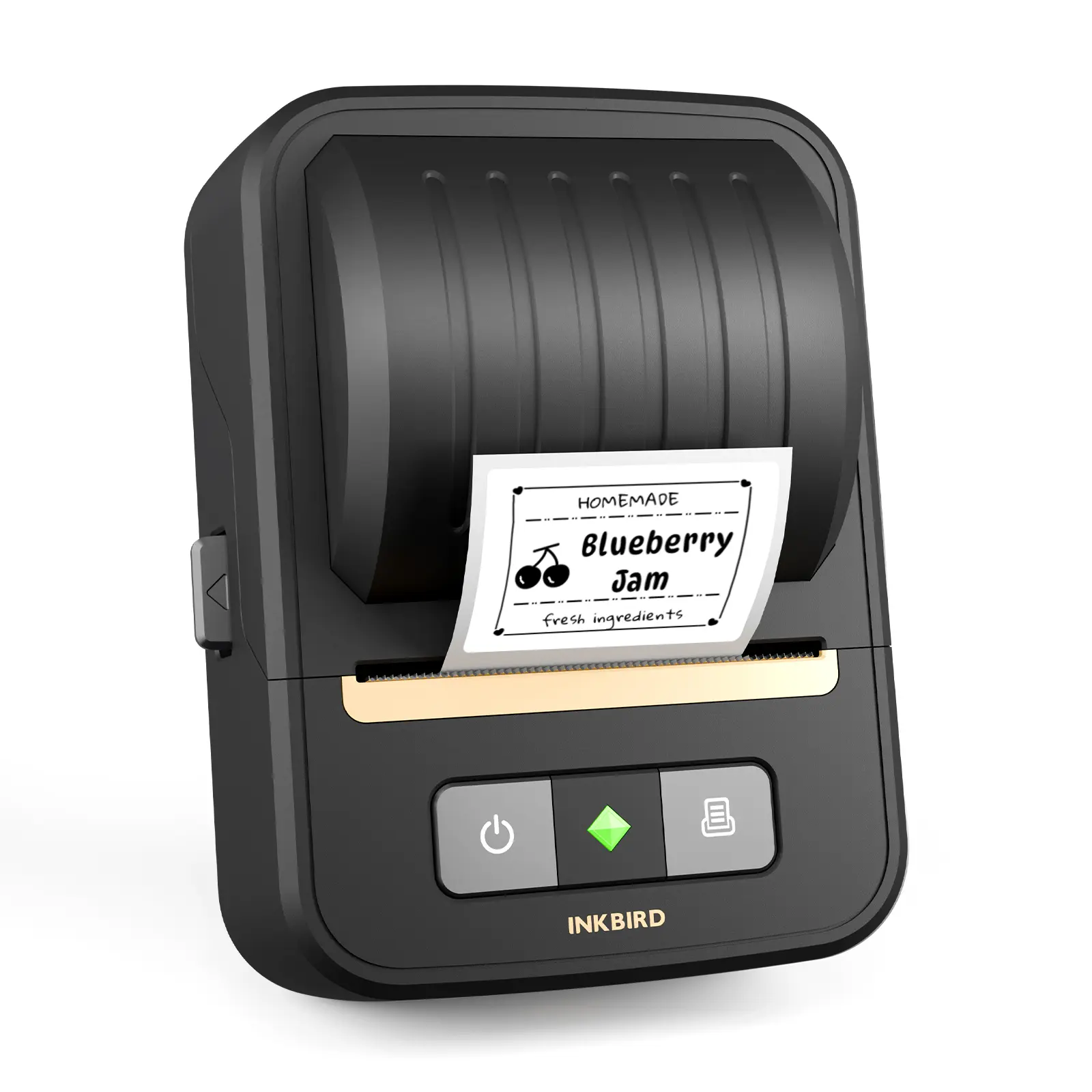INKBIRD Thermal Label Printer: a portable printer that requires no ink. The companion app supports a variety of templates, customizable designs, and text input, making it ideal for schools, offices, and homes