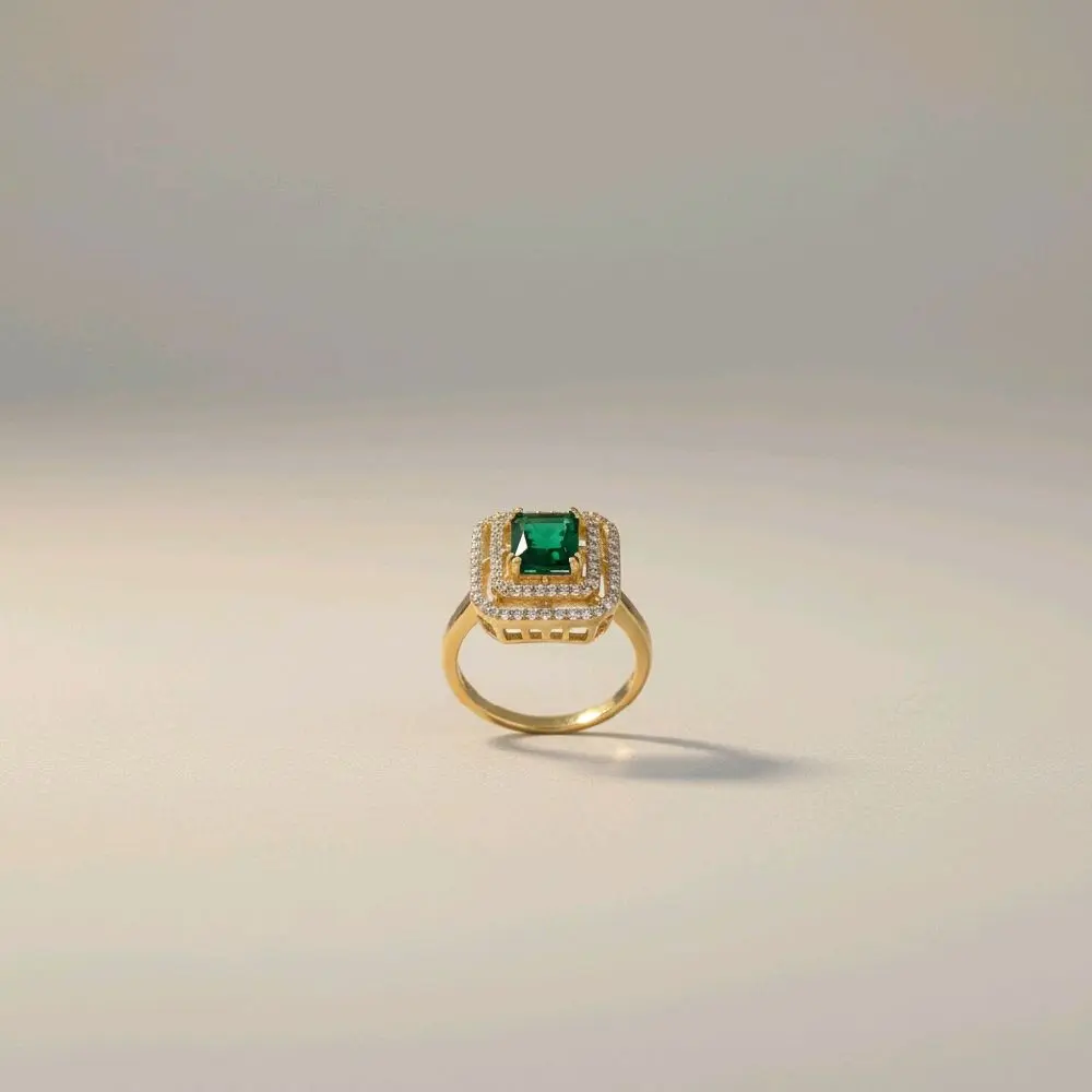 anillo 387 mujer gold plated