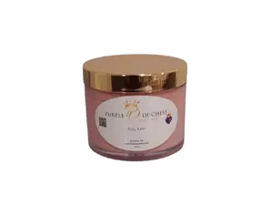Juicy Fruit Body Butter with Shea Butter and Avocado Oil is a luxurious smooth and silky vegan watermelon-scented moisturizer. essential body