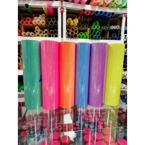 BULK Neon Glitter VTS 3D Super Puff | Heat Transfer Vinyl | Puff HTV | Puff Vinyl