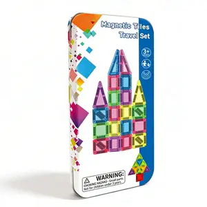 Mini magnetic building block children's toys, convenient travel set, STEM learning and creative building magnetic toys, ideal gifts for boys and girls, suitable for New Year, Thanksgiving, Easter, back-to-school season birthday gifts #TOP PICKS