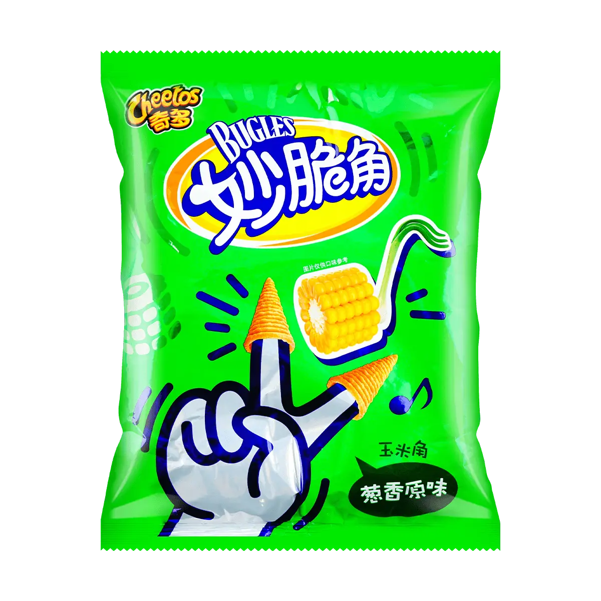 Cheetos Bugles Green Onion Flavor 65g Cheetos Bugles Green Onion Flavor 65g