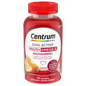 Centrum Multi Gummies Omega 3 Adult 110 Ct Daily Wellness