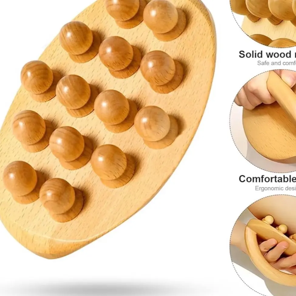 5.0 5.0 out of 5 stars 7 6 Pcs Wood Therapy Massage Tools Set Maderoterapia Kit Therapy Tools for Body Muscle Pain Relief Wooden Sculpting Tools Wood Roller Massager