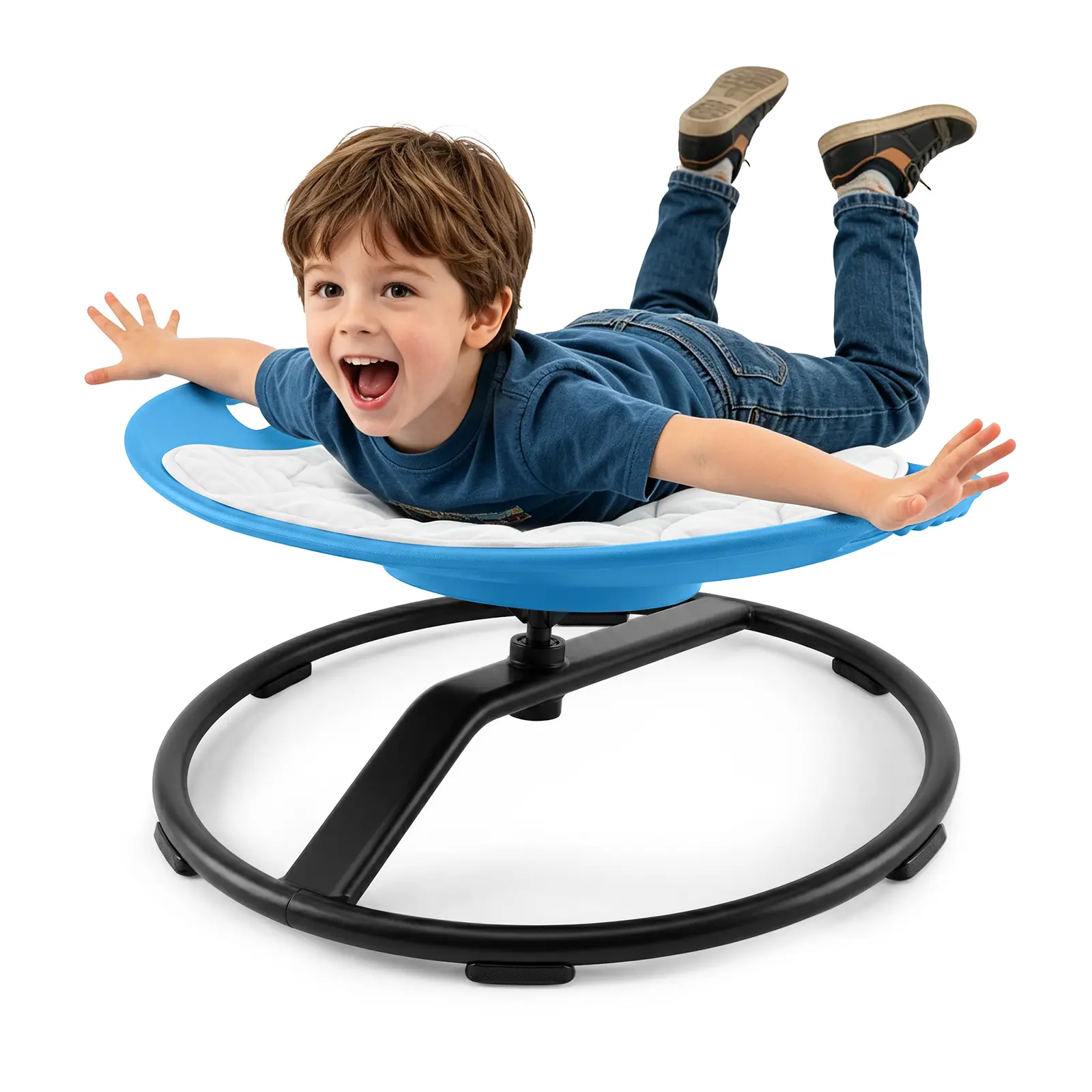 JOYCAT Spinning Sensory Chair for Kids, 360° Sensory Swivel Chair with Soft Washable Cushion, Grip Handles & Anti-Slip Base,220LBS Kids Spin Chair for Autism Sensory Play, Classroom & Calm Corner