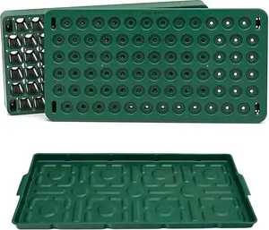 Vego Garden Seedling Popper Tool 3-in-1 Plant & Pop Board for Stackable Seedling Trays 10"x20" Efficient Seed Starting & Dispensing Grow Kit