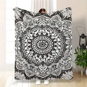 Luxury Flannel Blanket - Soft Anti-Pilling Bedspread, & Shrink/Wrinkle Resistant, Fast-Drying Cozy Throw Movie Nights, Bed, Sofa - Washable Contemporary Bedding S & (Year-Round Use)