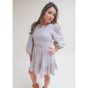 End Game Checkered Dress