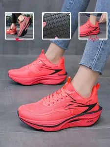 2026 Spring New Couple Running Shoes, Sporty Running Shoes, Lightweight Breathable Mesh Sport Sneakers, Comfortable Textile Casual Shoes for Men and Women