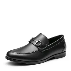 Bruno Marc Men's Metallic Slip-On Dress Loafers