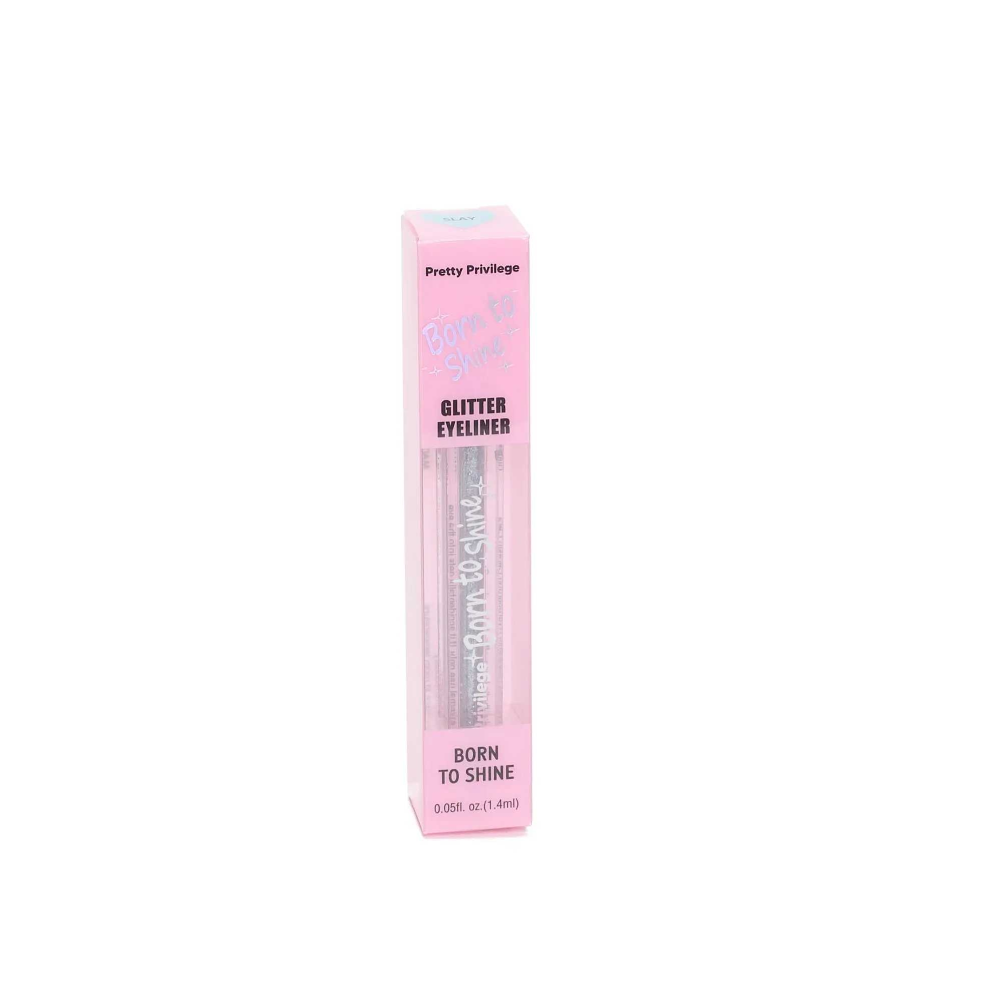 Pretty Privilege Born to Shine Glitter Eyeliner Slay – fierce, metallic finish Waterproof Smudge Resistant Precision Brush Tip for All Skin Tones