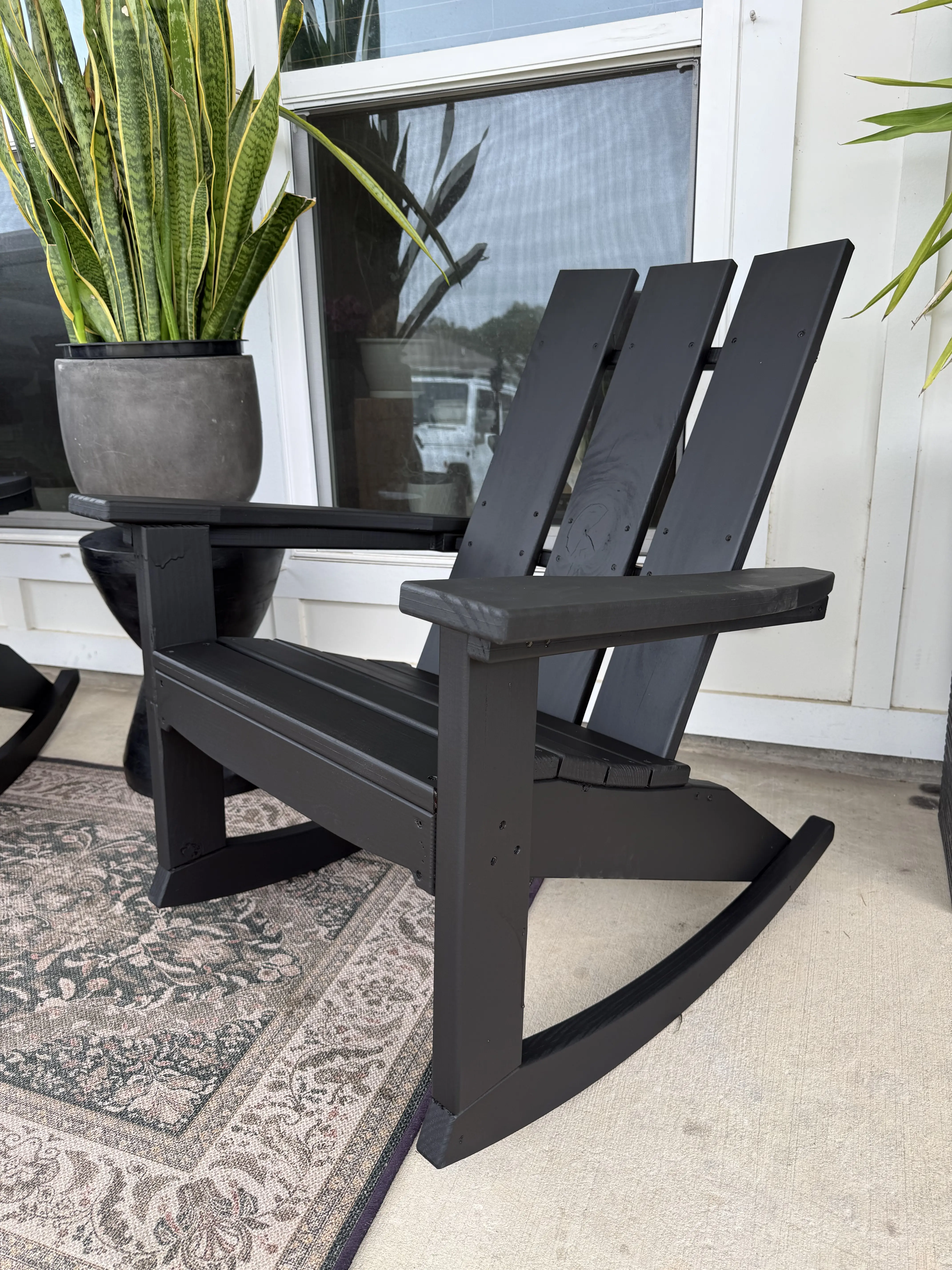Golden Hour Rocking Chair Acrylic Templates