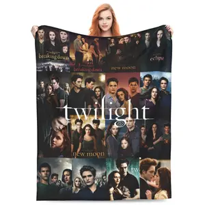 Twilight Saga Blanket Ultra-Soft Fleece Blanket for Couch Bed Warm Plush Throw Blanket Suitable for All Season 80x60In