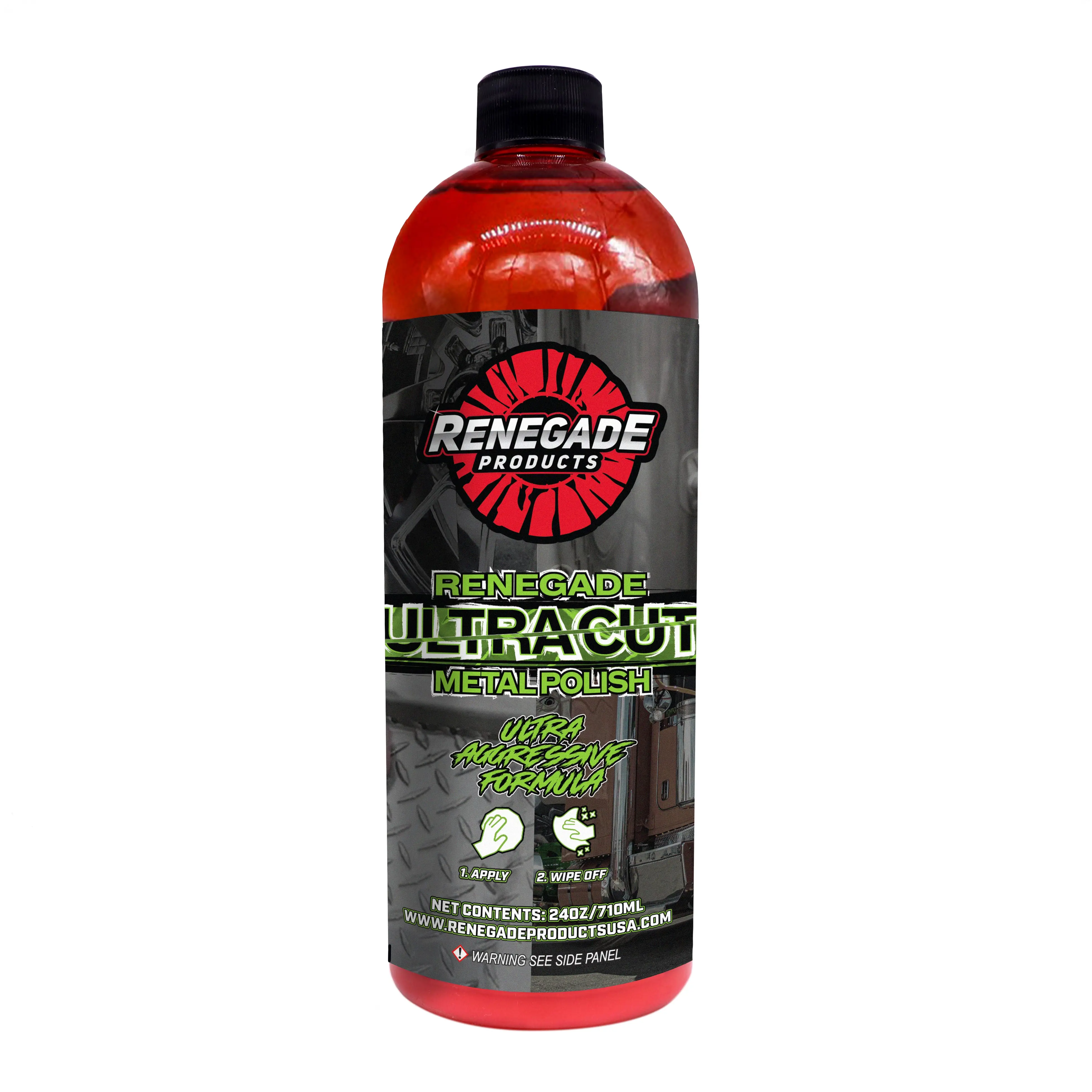 Renegade Products Ultra Cut Metal Polish 24oz – Coarse-Cut Aluminum & Stainless Steel Polish for Oxidation, Tarnish & Heavy Restoration