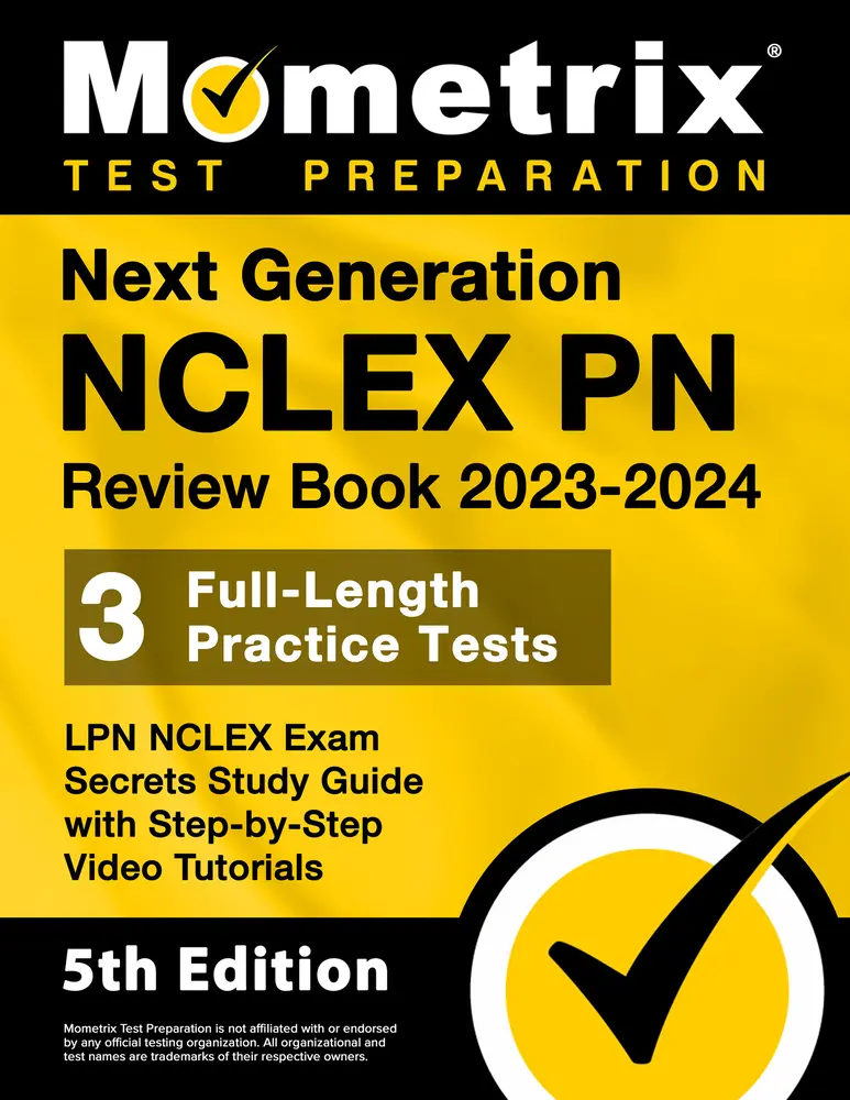 USED-Next Generation NCLEX PN Review Book 2023-2024 - 3 Full-Length Practice Tests, LPN NCLEX Exam Secrets Study Guide with Step-By-Step Video Tutorials: [ by Matthew Bowling (Paperback)