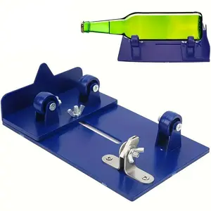 Glass Bottle Cutter, Bottle Cutter Tool Kit, Including Non-slip Gloves & Spare Cutter Head, Precision Cutting Tool for Wine, Beer, Liquor, Whiskey, Alcohol, Champagne, Versatile Use, Hand Tools