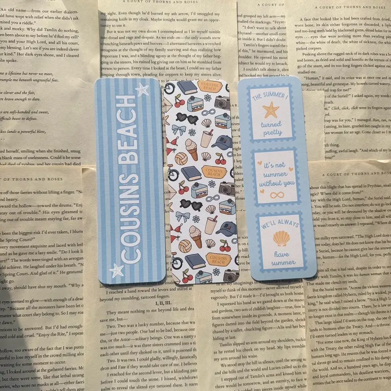 tsitp bookmark | cousins beach | belly and conrad | coastal bookmark | beach aesthetic | booktok