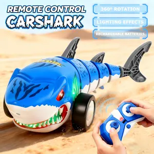 Creative design and precise control of interactive shark remote control model adult leisure toys. Fun and fall-resistant, outdoor interaction