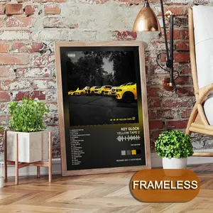 Key Glock (4) Poster Music Album Modern Art 2D Poster, Suitable For Bedroom Living Room Decor. Vibrant Colors, Clear Images Ideal For Home Office Decor.