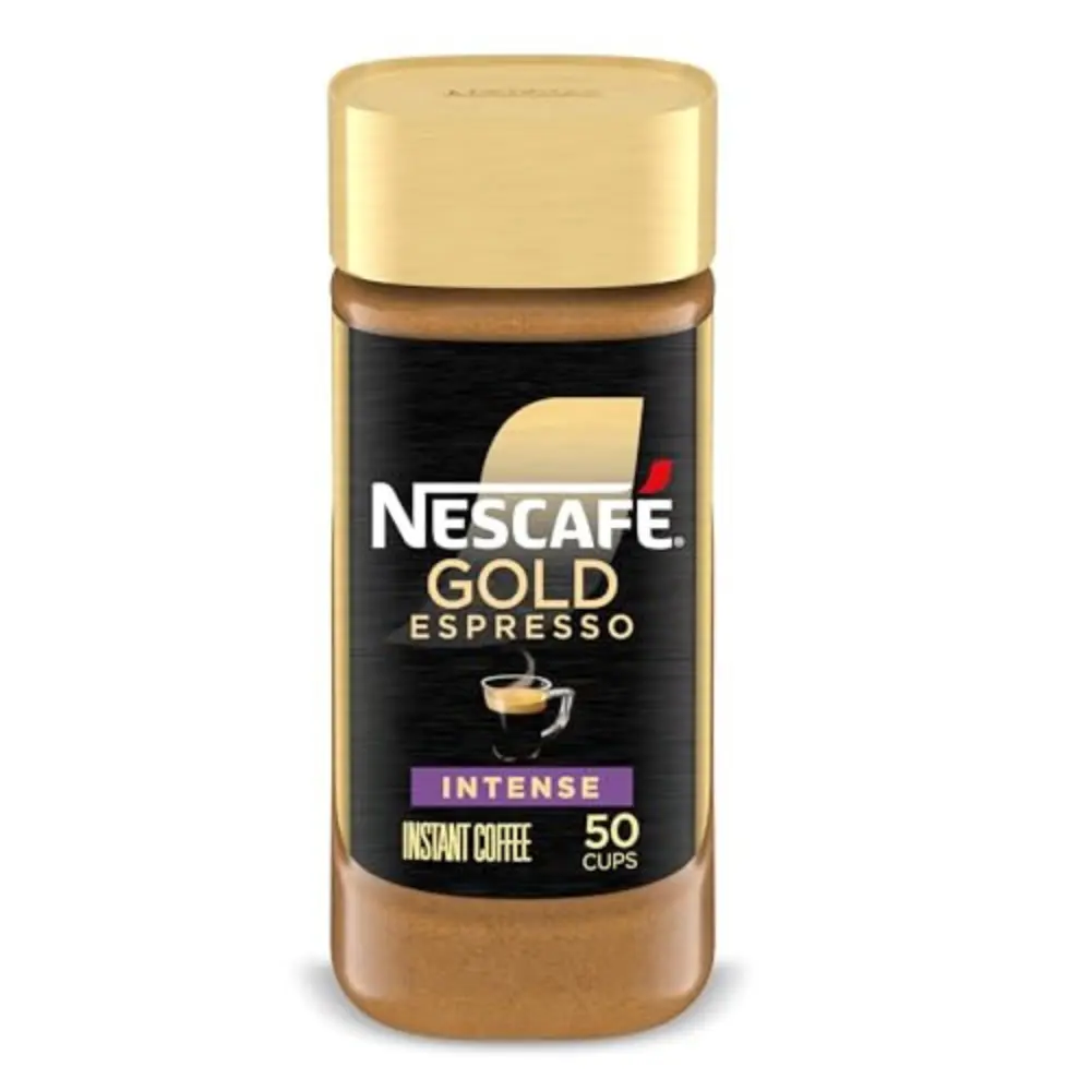 NESCAFÉ Gold Espresso Intense, Instant Coffee, 3.5 oz NESCAFÉ Gold Espresso Intense, Instant Coffee, 3.5 oz