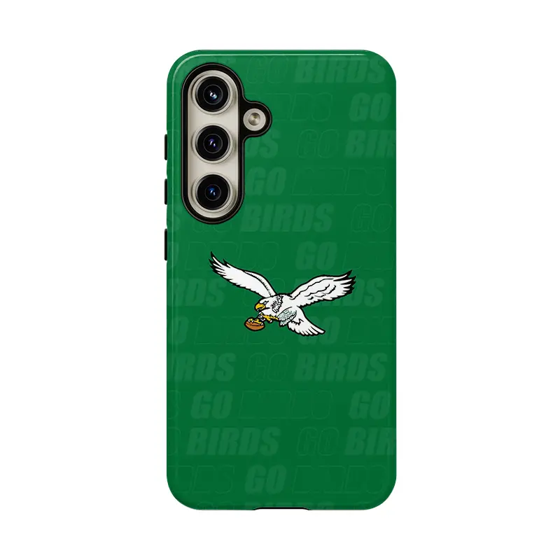 Go Eagles Birds Phone Case, Shockproof Rugged Cover Dual Layer Soft TPU Hard Bumper Shell for Samsung S26 S25 S24 S23 S22 S21 NOTE20 Ultra A71 A56 A36 A16 A55 A54 A53 A52 A34 A35 A26 A25 A23 A15 A13 A06 A57 A37 A33 A32 A17Edge Plus