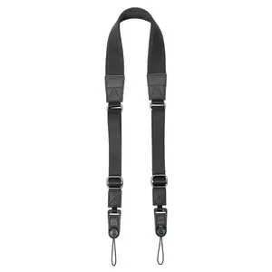 Vanguard VEO Optic Guard Optics and Camera Neck Strap - Black Quick Release System for Comfort and Ease, Soft Neoprene, Cinch Lock, 15-20mm Eyelets