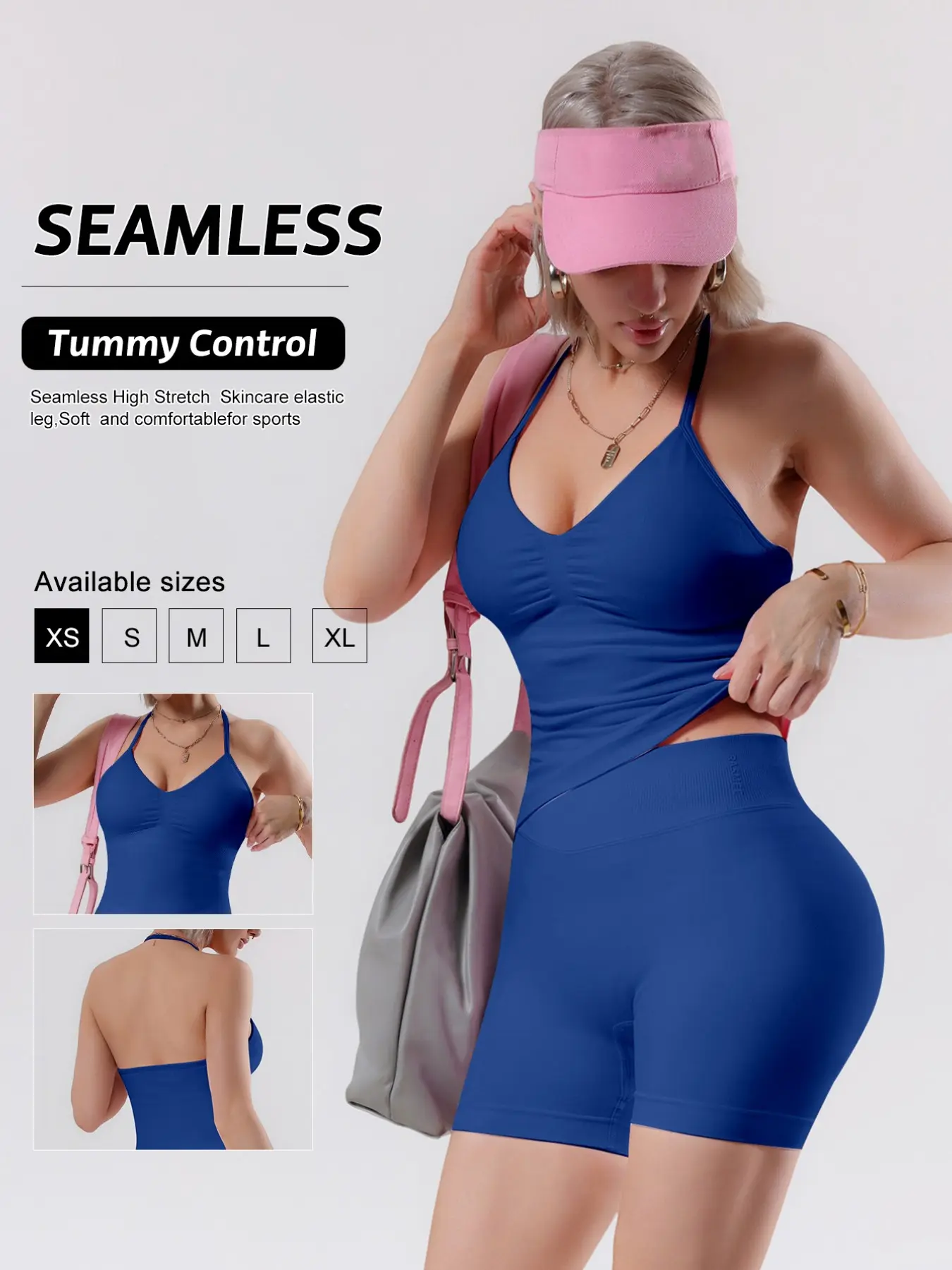 New Women's Sport Yoga Tank Top, Strapless Halter Backless Outerwear, Running Fitness Shirt, Tummy Compression Shirts, Stylish Gym Wear for Ladies, Compression Gym Vests, backless sports top, Gym Yoga Tops