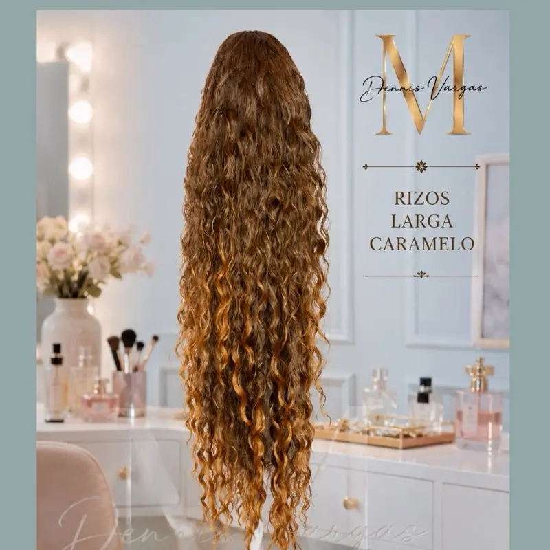 Curly Caramel Ponytail 28”