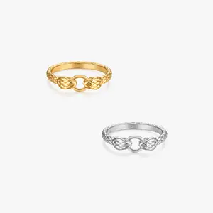 Dual Head Snake Ring