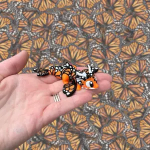 Mini Monarch Butterfly Dragon Fidget - Mini Monarch Butterfly Dragon Sensory Toy - 3D Printed Monarch Butterfly Dragon Anxiety Toy - 3D Printed Dragon - 3D Printed Animals