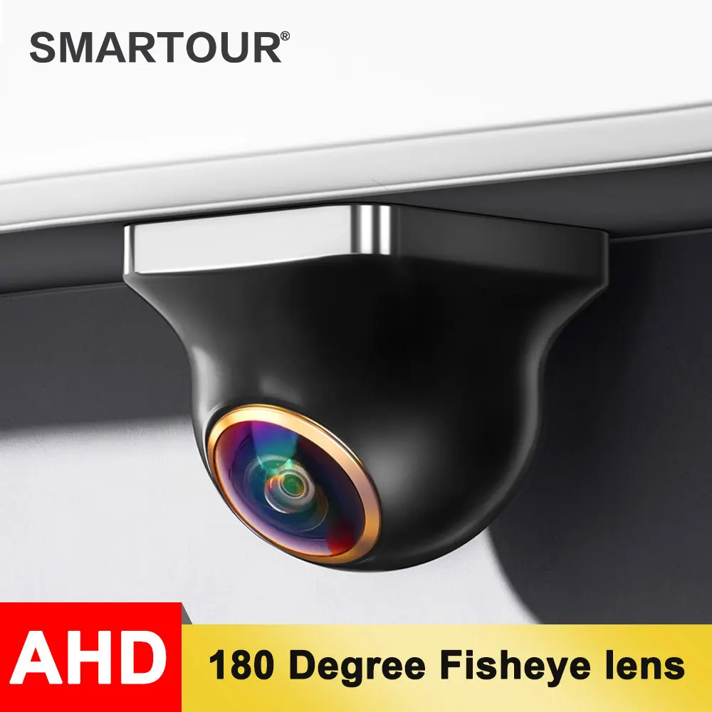 1080P Fisheye Lens Vehicle Backup Camera, Waterproof Car Rear View Camera, Super Wide Angle, Night Vision for Parking & Reversing