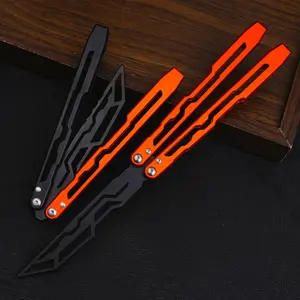 Balancing Toy Balisong, Adult Stress Relief Toy, Aluminum Handle, Unsharpened Blade, Holiday Gift Set, Relaxing Fun Accessory, Stress Relief Fidget