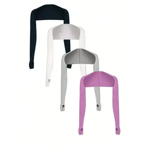 4-piece set of women's cooling shawl sleeves, UV protection golf cooling shawls, women's summer short tops, women's summer short shawls, cooling shawls, women's short sleeve shawls, sun protection cooling shawl sleeves with finger holes