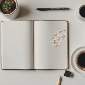 Coquette Bear Jumbo Acrylic Paper Clip – Cute Pink Vintage Desk Accessory