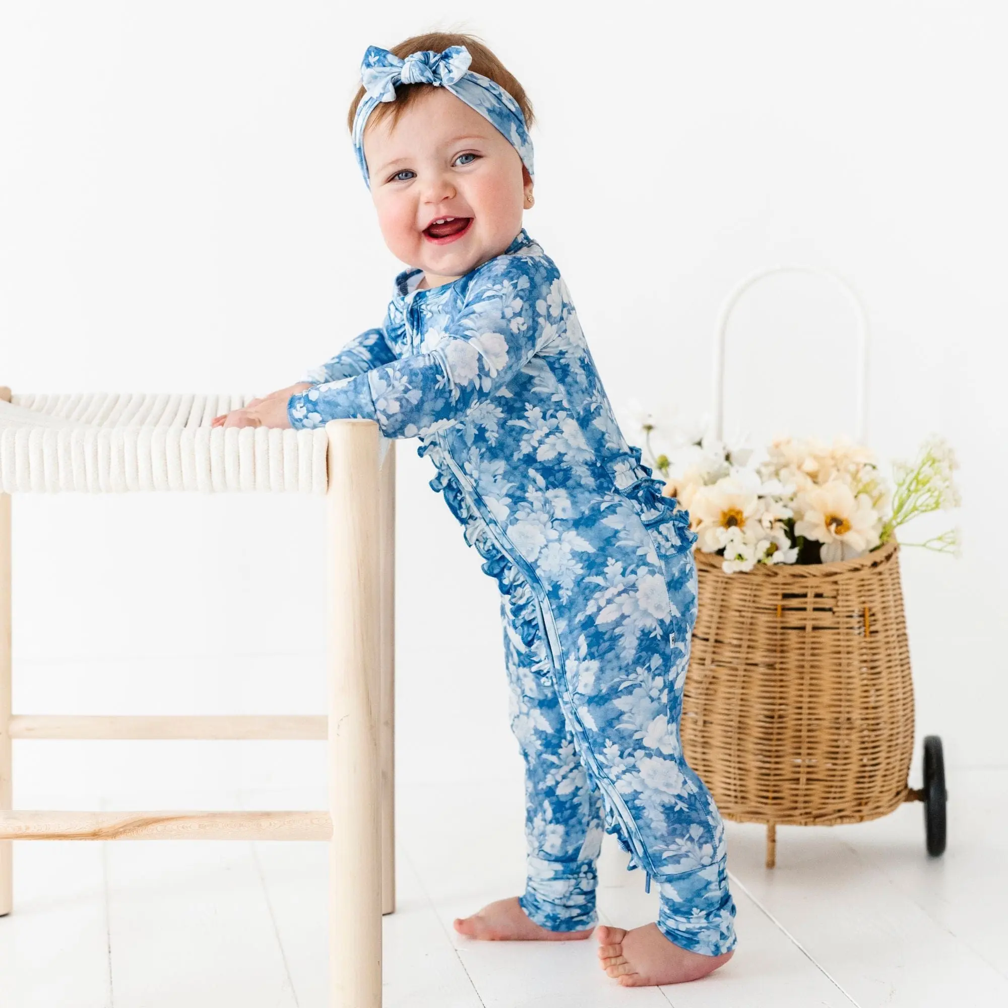 Southern Rose Convertible Ruffle Romper