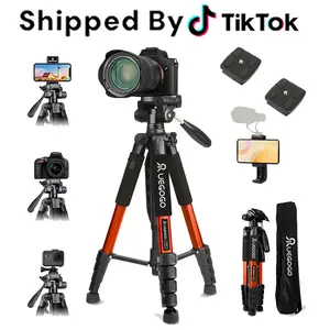 74" Camera Tripod, Heavy Duty Aluminum Tripod Stand with 360° Ball Head, Adjustable Height for DSLR/Phone/Projector, Perfect for Outdoor Photography, Vlogging & Live Streaming, Supports 11 lbs#SummerWins#Fathersdaygift