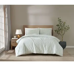 Brooklyn Loom Levi Stripe Full/Queen Duvet Cover Set