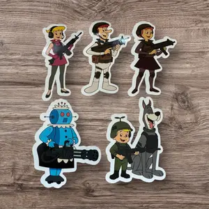 Tactical Jetsons Sticker Pack Featuring Classic Characters and Unique Designs for Collectors