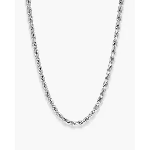 JAXXON Rope Chain 3mm - Silver - Waterproof - Box Clasp