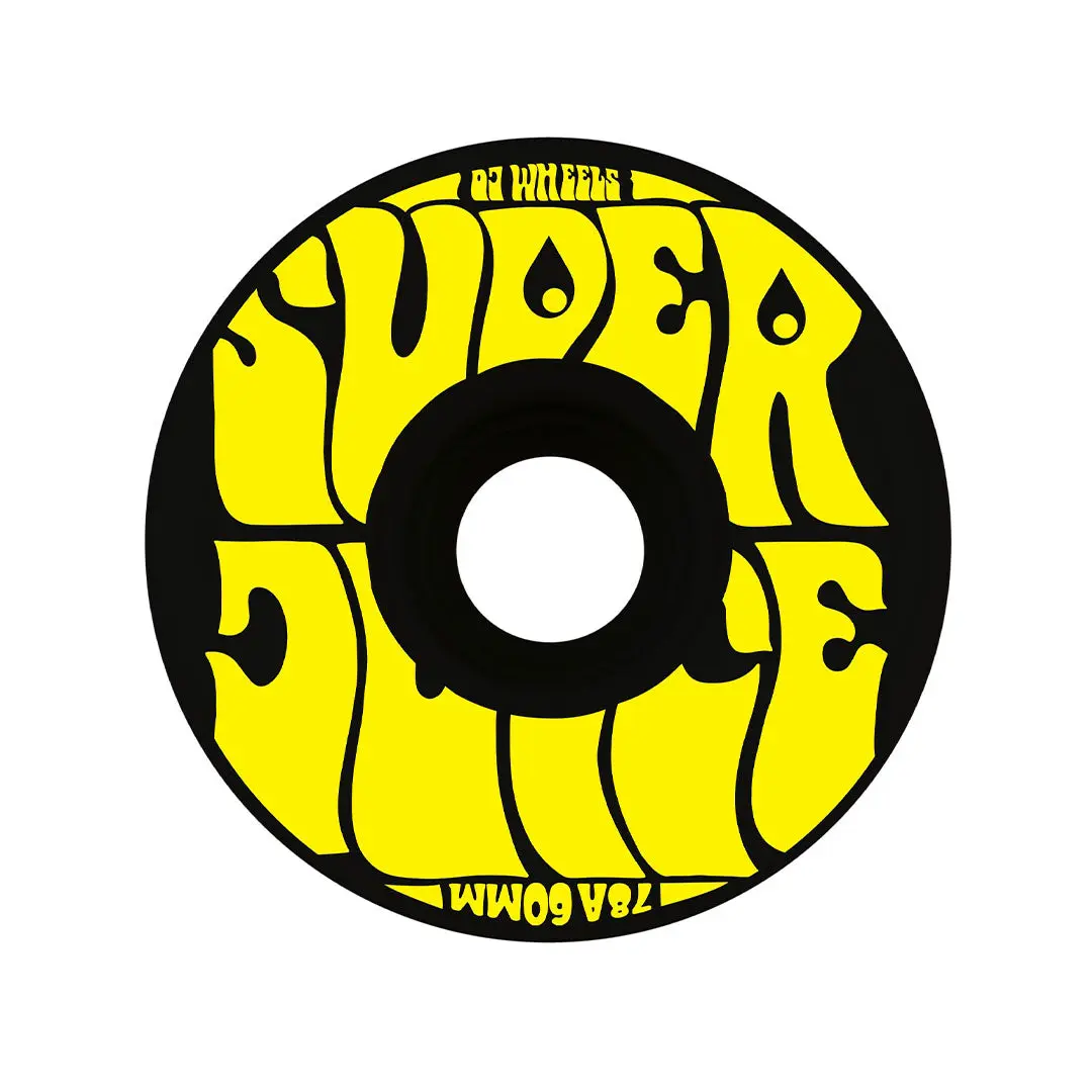 OJ Juice Classic 60mm Urethane Skateboarding Rolling Wheels, 78a Hardness, Reinforced Core, Completely Redesigned Shape, Black Finish