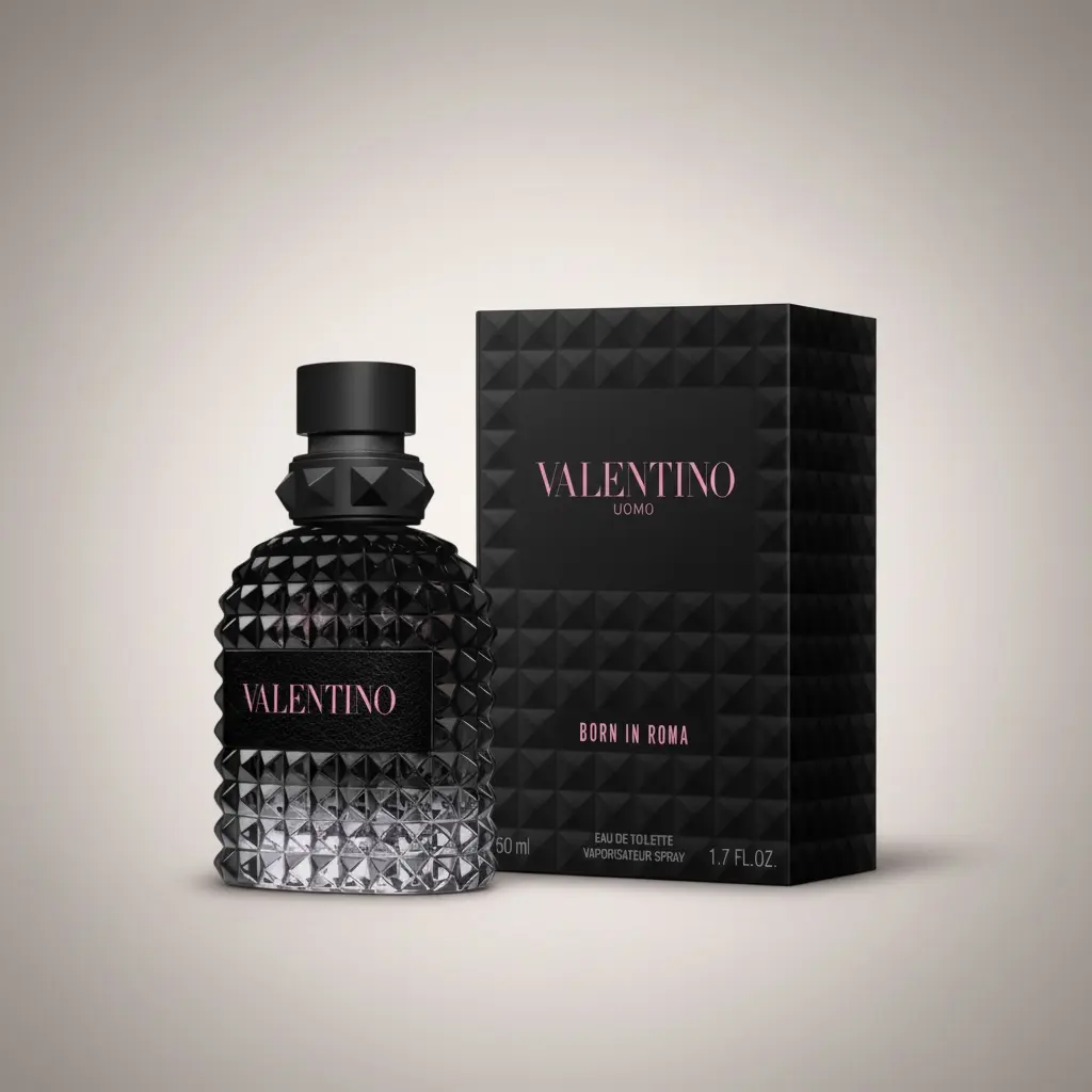 Valentino Uomo Born in Roma Eau de Toilette, Men's Woody Aromatic Fragrance with Mineral Notes, Smoked Vetiver, and Woody Drydown, Cool Gifts for Guys, 150ml, Fragrances, Gifts For Him, Guys Gifts