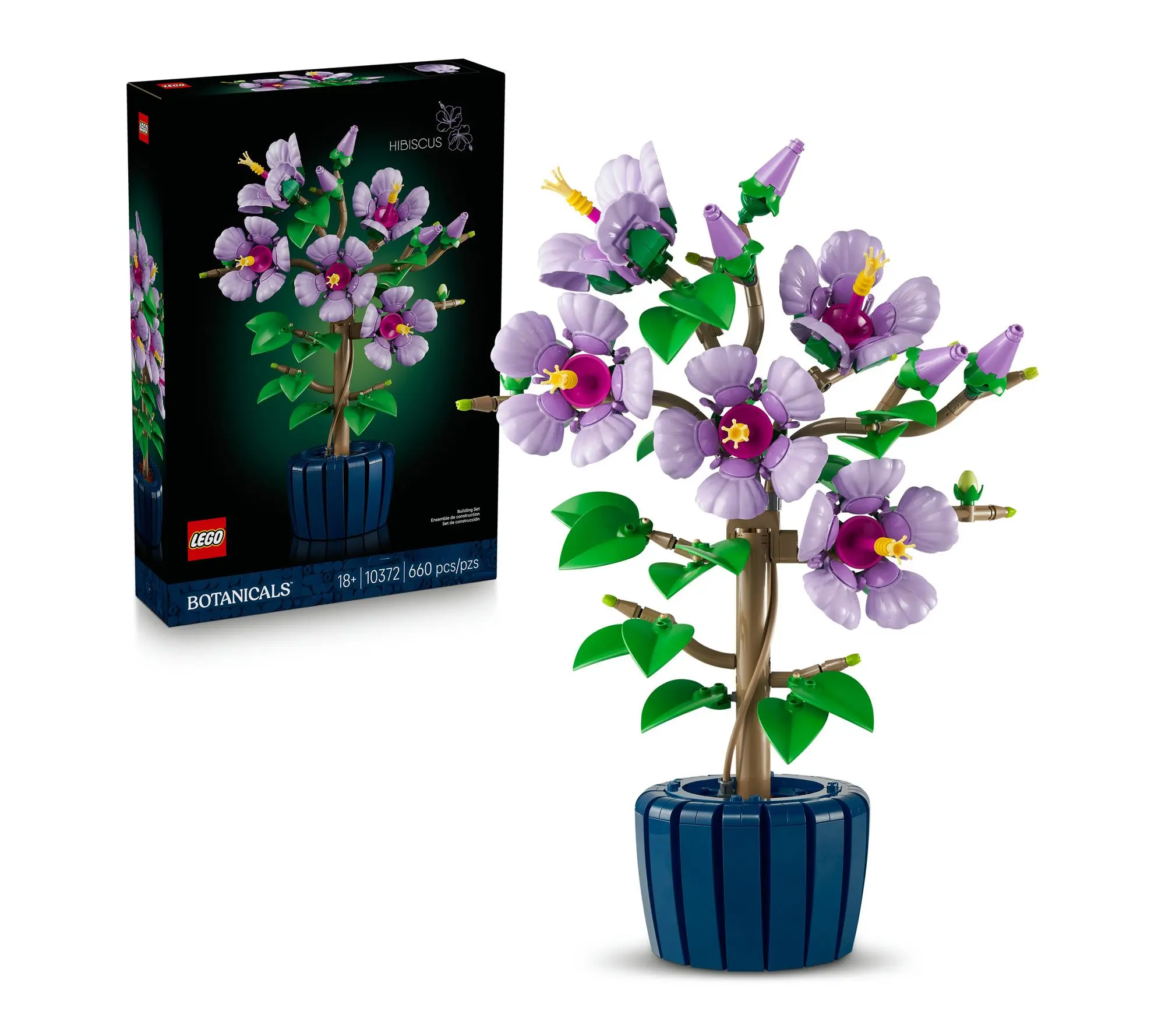 LEGO Botanicals Hibiscus Flower Building Set for Adults 10372 LEGO Botanicals Hibiscus Flower Building Set for Adults 10372