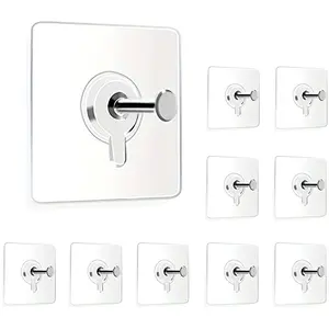 Self-adhesive wall hooks, Wall Mounted Hanger, Wall Mounted Holder, allowing you to hang paintings and other items without the need for nails - a multi-functional home decoration installation solution, for wall-mounted items
