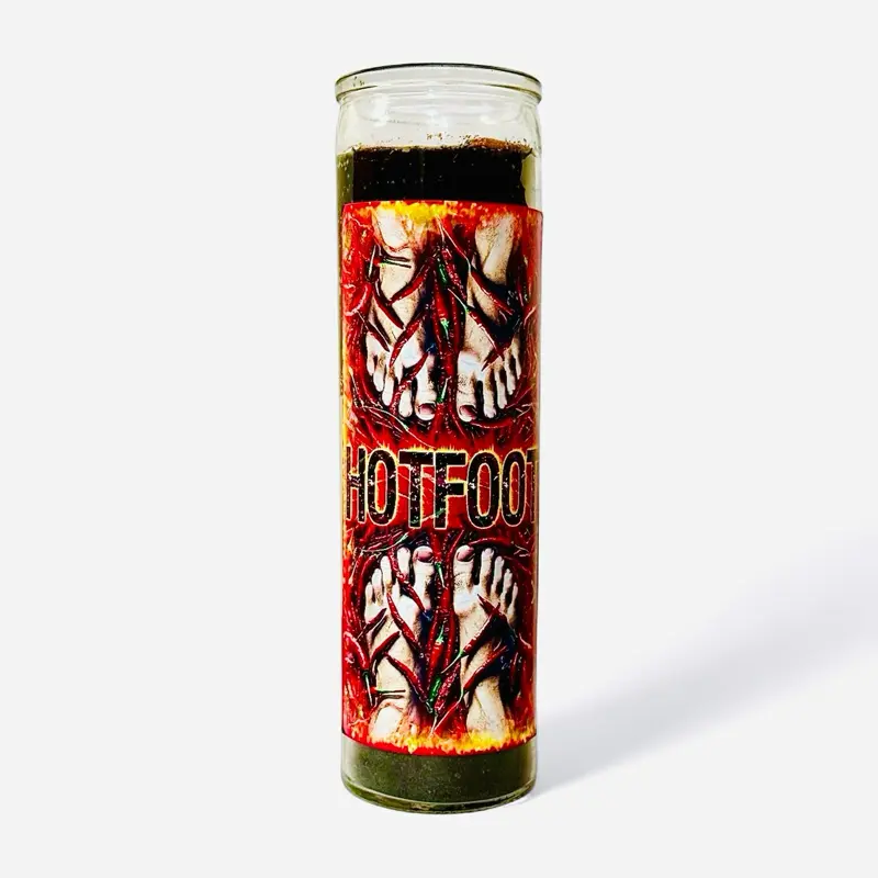 Hot Foot Candle for helping to remove someone or something | Rid your life of someone