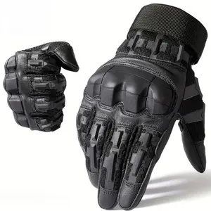 Hard Shell Impact‑Resistant Tactical Gloves, Touch Screen Compatible Protective Gloves, Breathable All‑Season Summer Winter Gloves for Climbing Hiking Cycling Motorcycle Camping Outdoor Sports for Men & Women