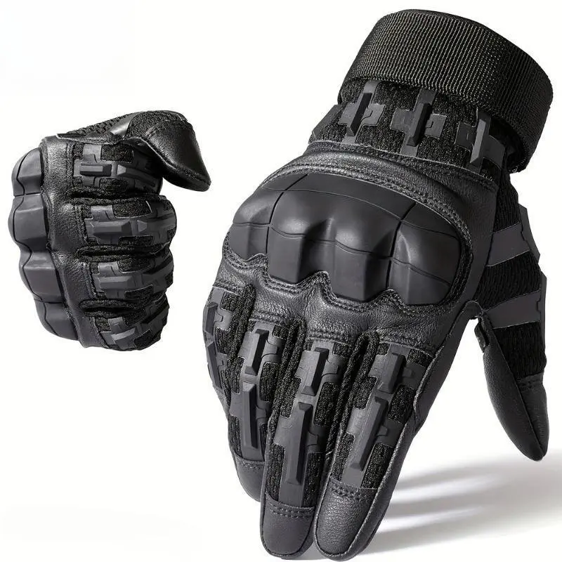 Hard Shell Impact‑Resistant Tactical Gloves, Touch Screen Compatible Protective Gloves, Breathable All‑Season Summer Winter Gloves for Climbing Hiking Cycling Motorcycle Camping Outdoor Sports for Men & Women