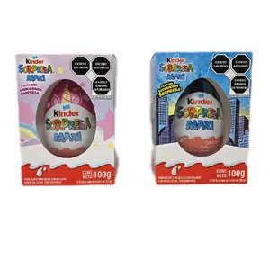 Kinder Sorpresa Maxi Milk Chocolate Candy 100g with Surprise Inside Perfect for Kids