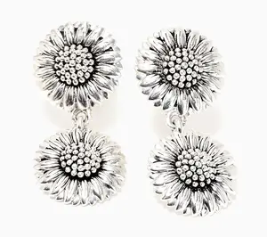 Christian James by Scott Grimes Sterling Silver Hello Sunshine Drop Earrings